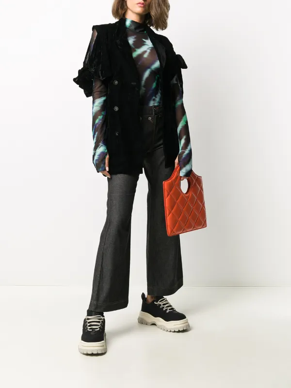 Comme Des Garçons Pre-Owned 1980s Velvet Jacket | Black