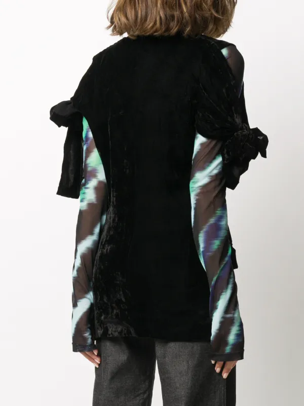 COMME des GARAONS】80s カウレザー ベル テッドジャケット