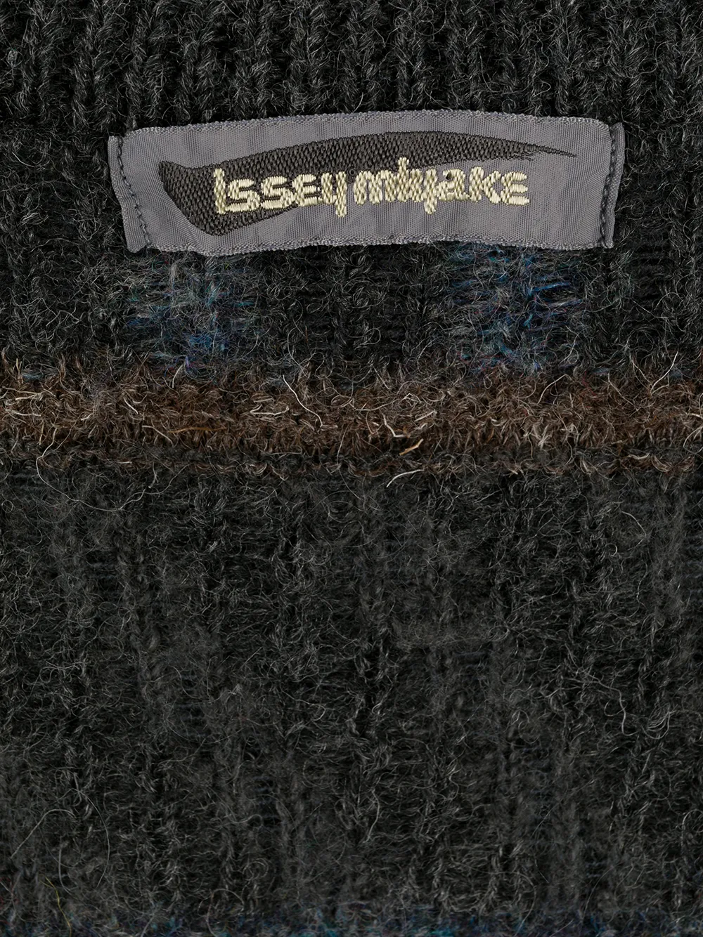 1980s Jacquard V-Neck Jumper