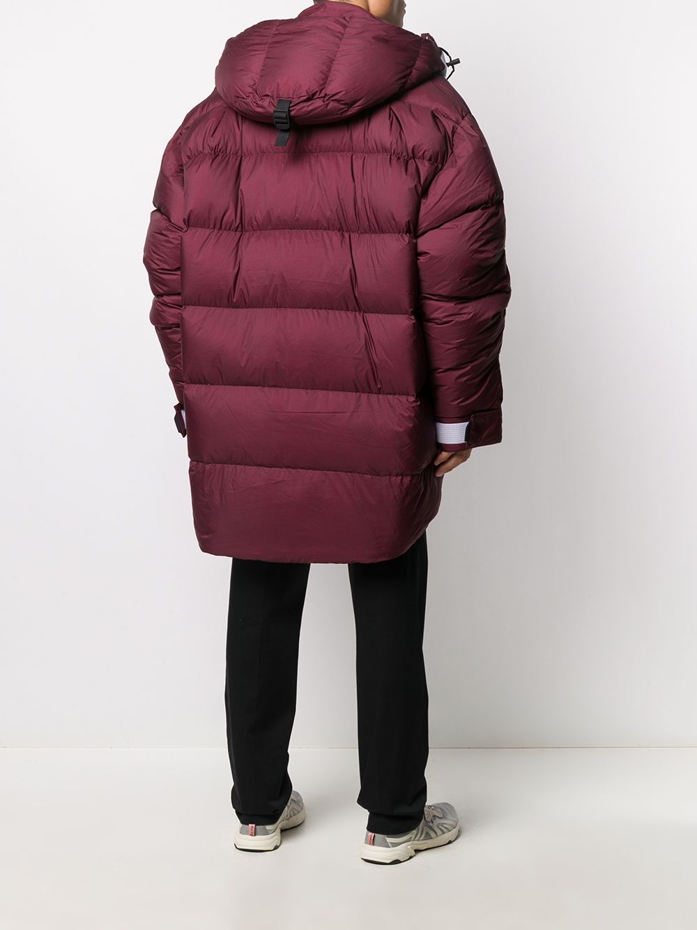 пуховик с логотипом ACNE STUDIOS 155018405254