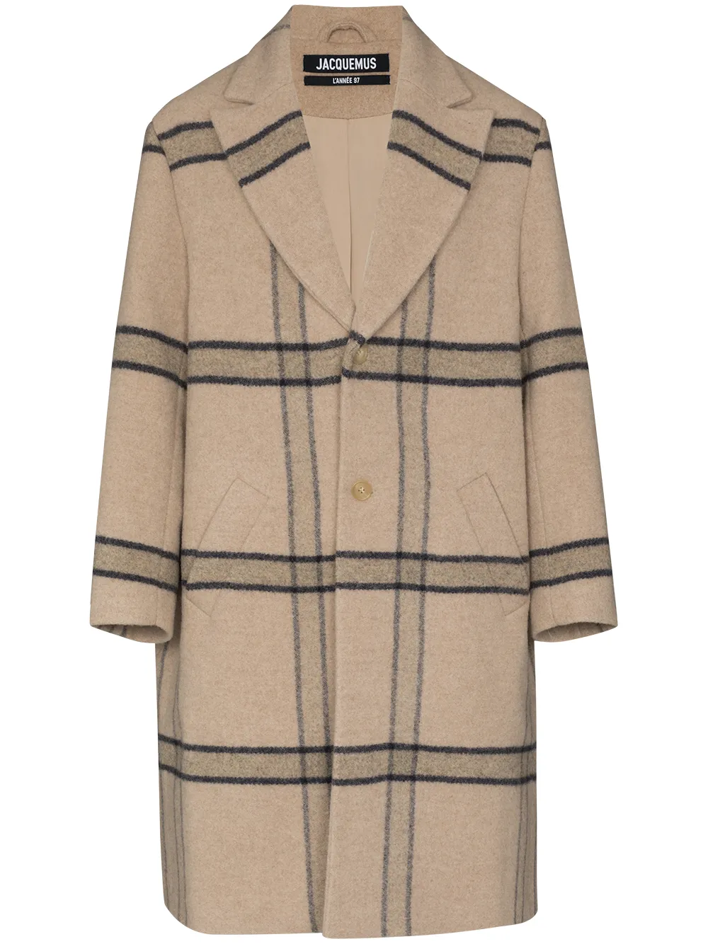 Jacquemus клетчатый бушлат Le Manteau