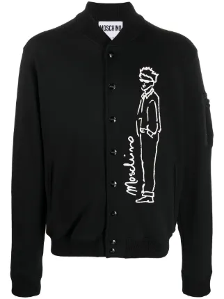 moschino varsity jacket