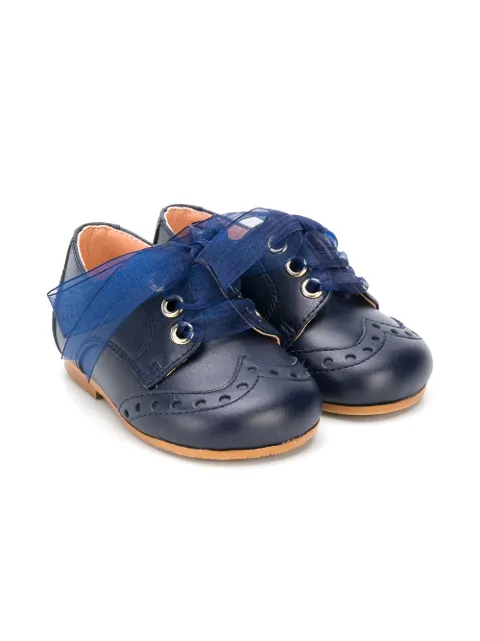 CLARYS lace-up pre-walkers
