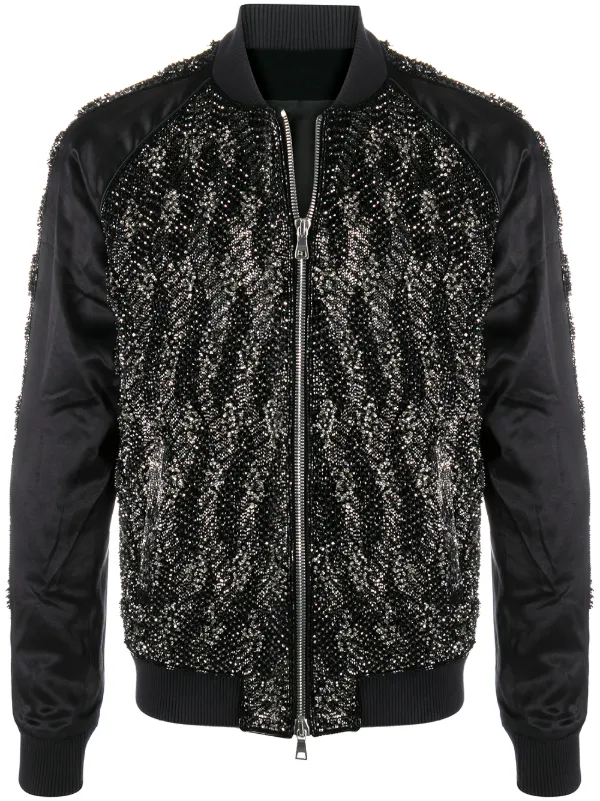 velvet black bomber jacket