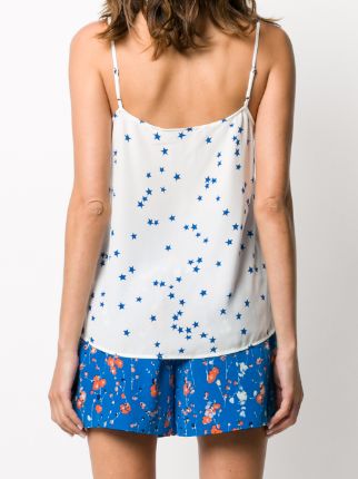 star print camisole style top展示图