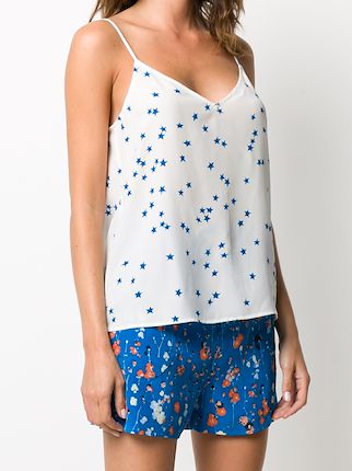 star print camisole style top展示图