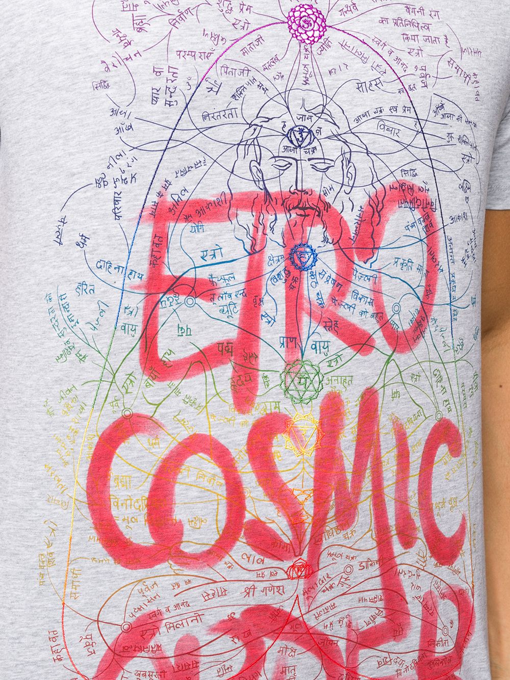 фото Etro футболка cosmic order с графичным принтом