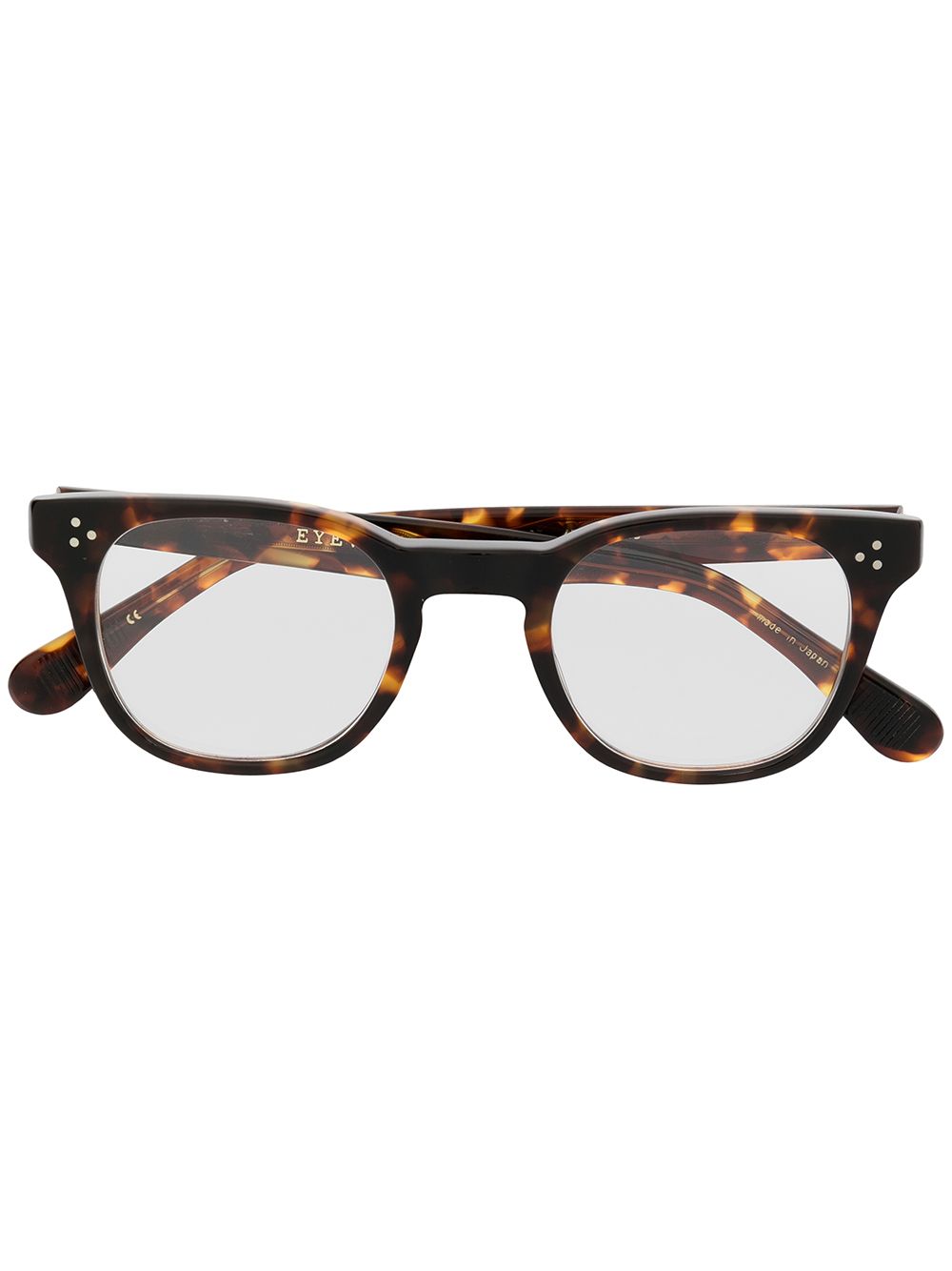 фото Eyevan7285 tortoiseshell rectangular-frame glasses