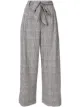 Image 1 of By Any Other Name check print trousers