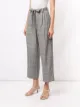 By Any Other Name check print trousers