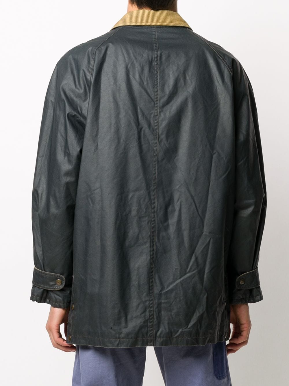 Pre-owned Burberry 1990s Oversized Parka In Grey