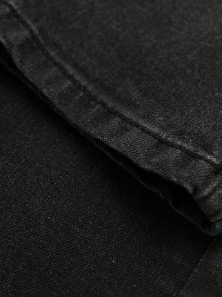 embroidered logo slim-fit jeans展示图