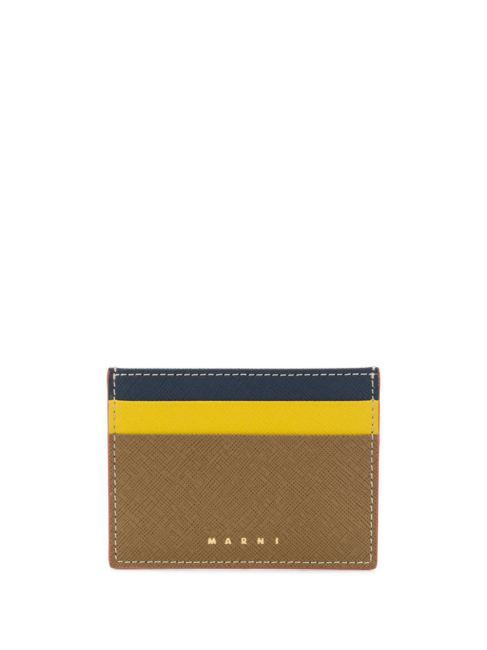 фото Marni saffiano leather card case