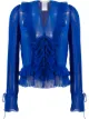 Image 1 of Marco De Vincenzo sheer pleated shirt