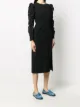 RED Valentino ruffle-detail long-sleeved dress