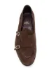 Lidfort Cashmere buckled loafers