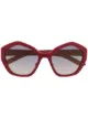 Image 1 of Prada Eyewear geometrical oversized-frame sunglasses