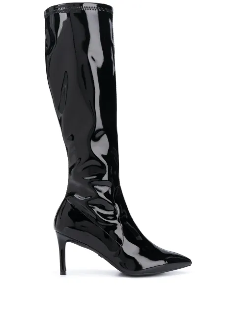 stuart weitzman patent boots