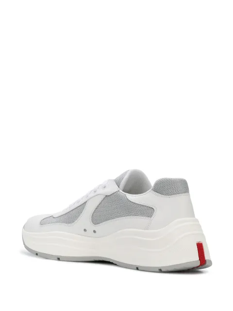 prada mesh panelled sneakers
