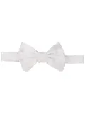 Giorgio Armani silk bow tie - White