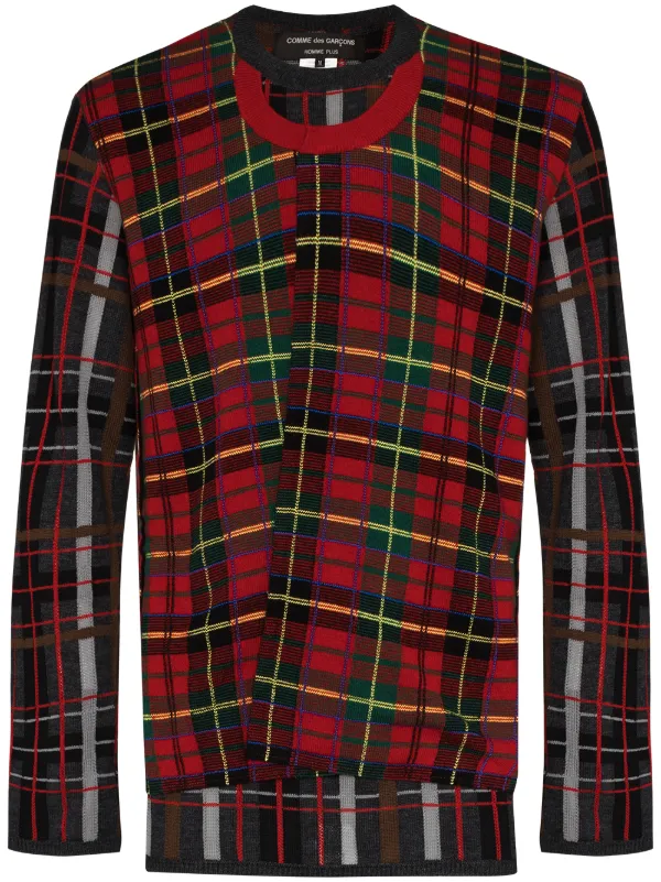 tartan sweatshirt