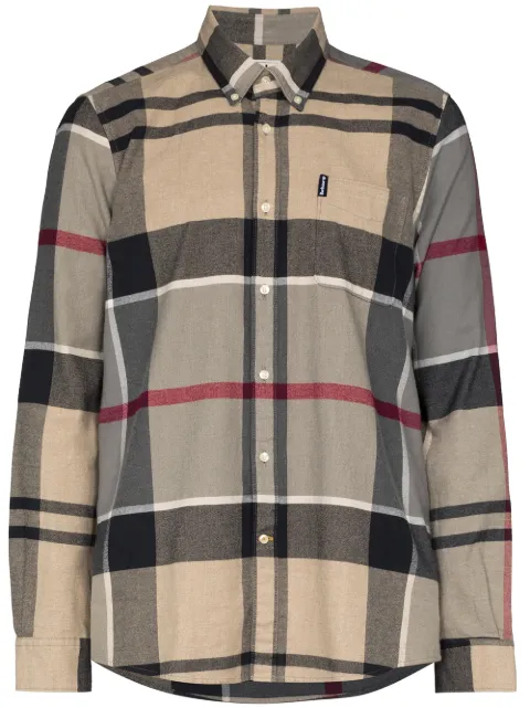 ladies barbour checked shirt