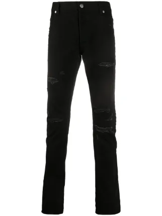 Balmain Ripped Detailing slim-fit Jeans 