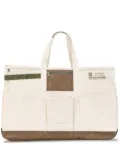 As2ov Alberton canvas tote bag - White