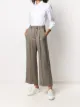Image 2 of Brunello Cucinelli plaid print wide leg trousers