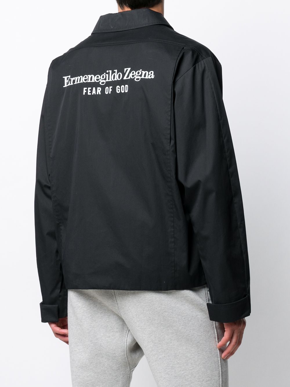 Zegna FEAROFGODZEGNA Logo Track Jacket - Farfetch