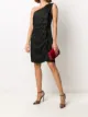 Image 2 of Giorgio Armani Pre-Owned 1990s one shoulder dress