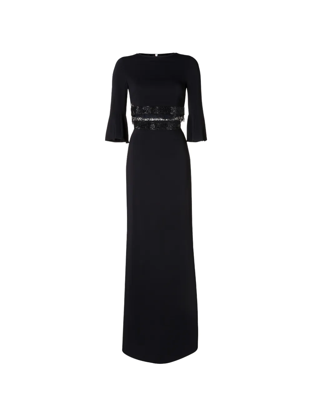 Philipp Plein maxi rhinestone-embellished dress - Schwarz