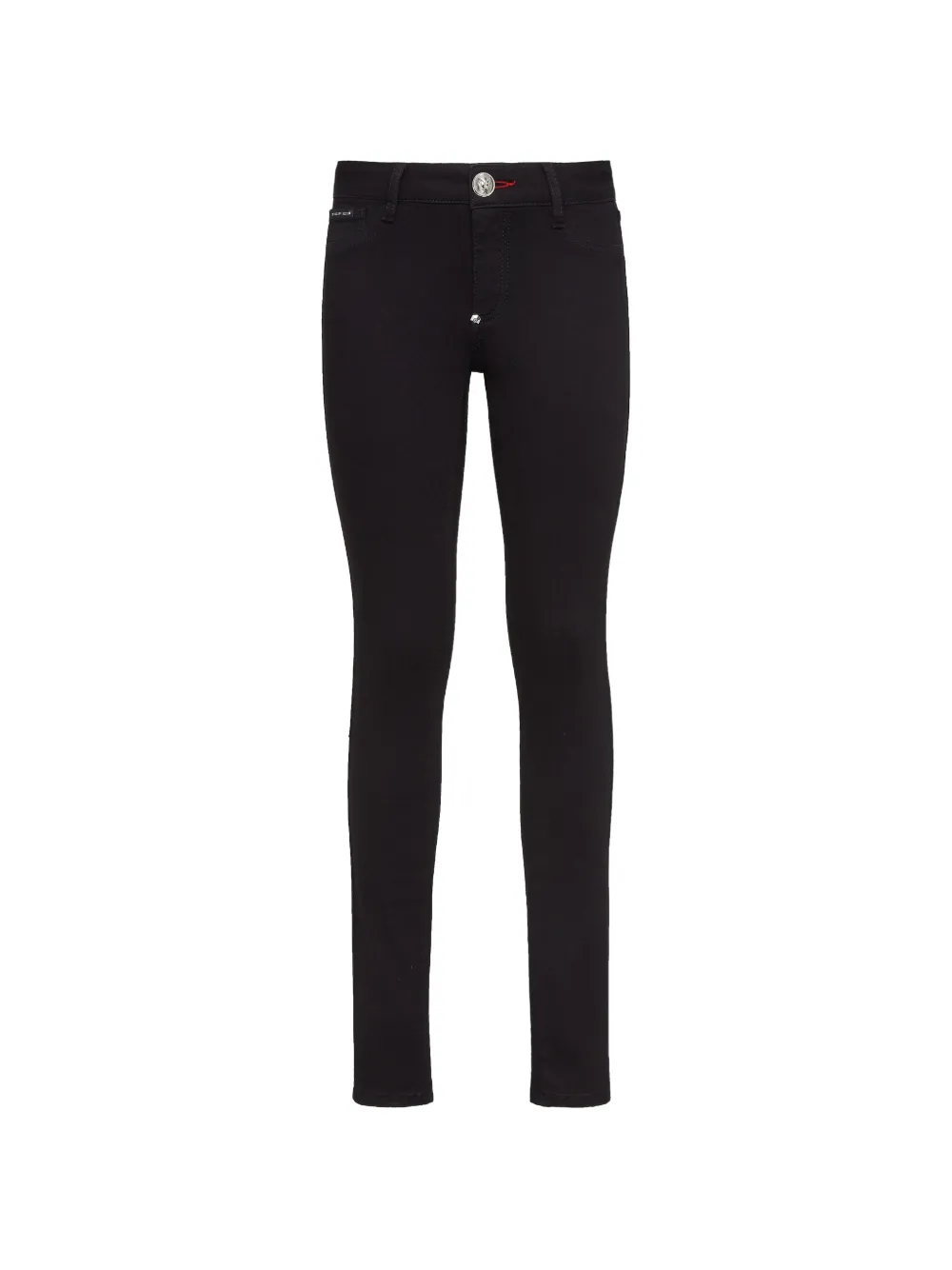 Philipp Plein Angel wing-embroidered jeggings - Nero