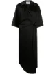 Image 1 of Nanushka satin wrap dress