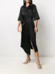Image 2 of Nanushka satin wrap dress