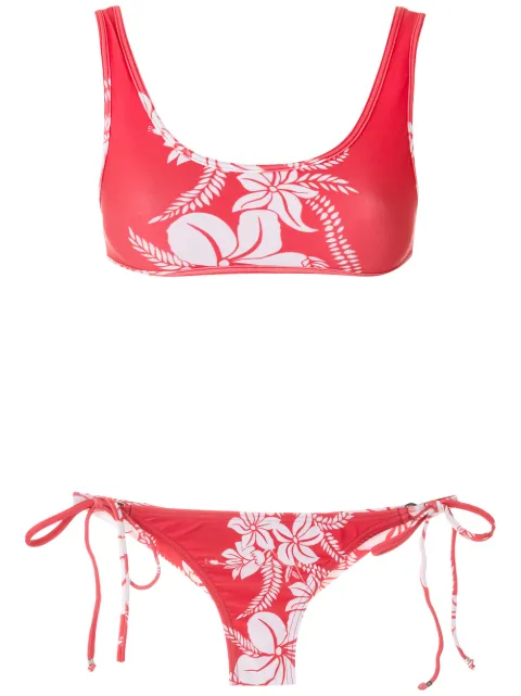 Amir Slama bikini à imprimé graphique