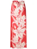 Amir Slama floral-print maxi skirt - Pink