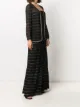 A.N.G.E.L.O. Vintage Cult 1970s metallic threading dress and jacket set