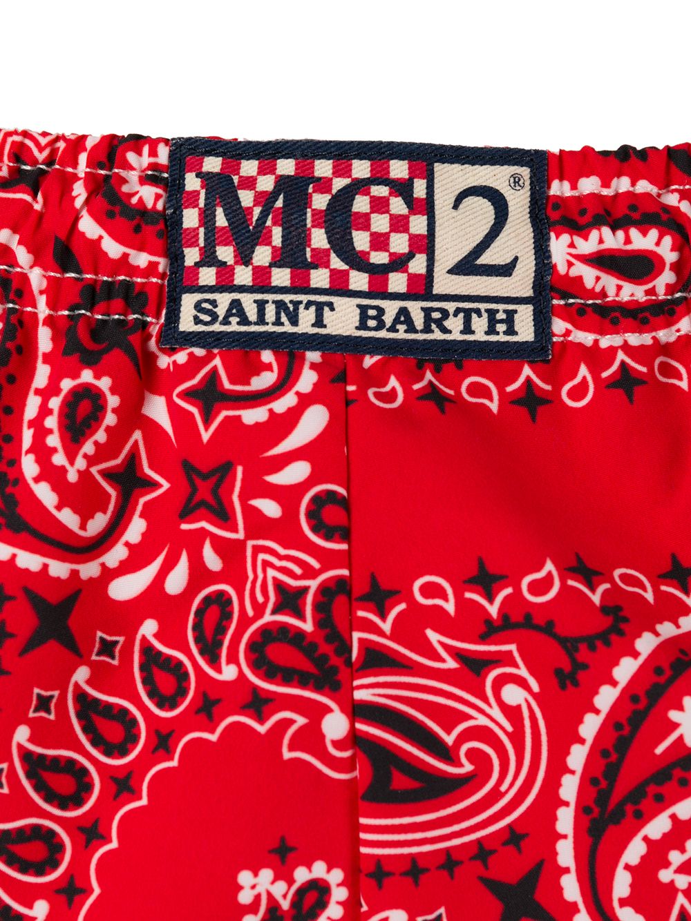 фото Mc2 saint barth плавки-шорты с принтом пейсли