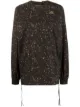 Image 1 of adidas x HYKE speckled pattern sweatshirt