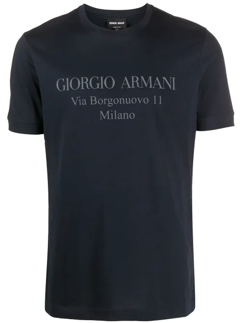 T-shirt à logo imprimé - Giorgio Armani - Modalova
