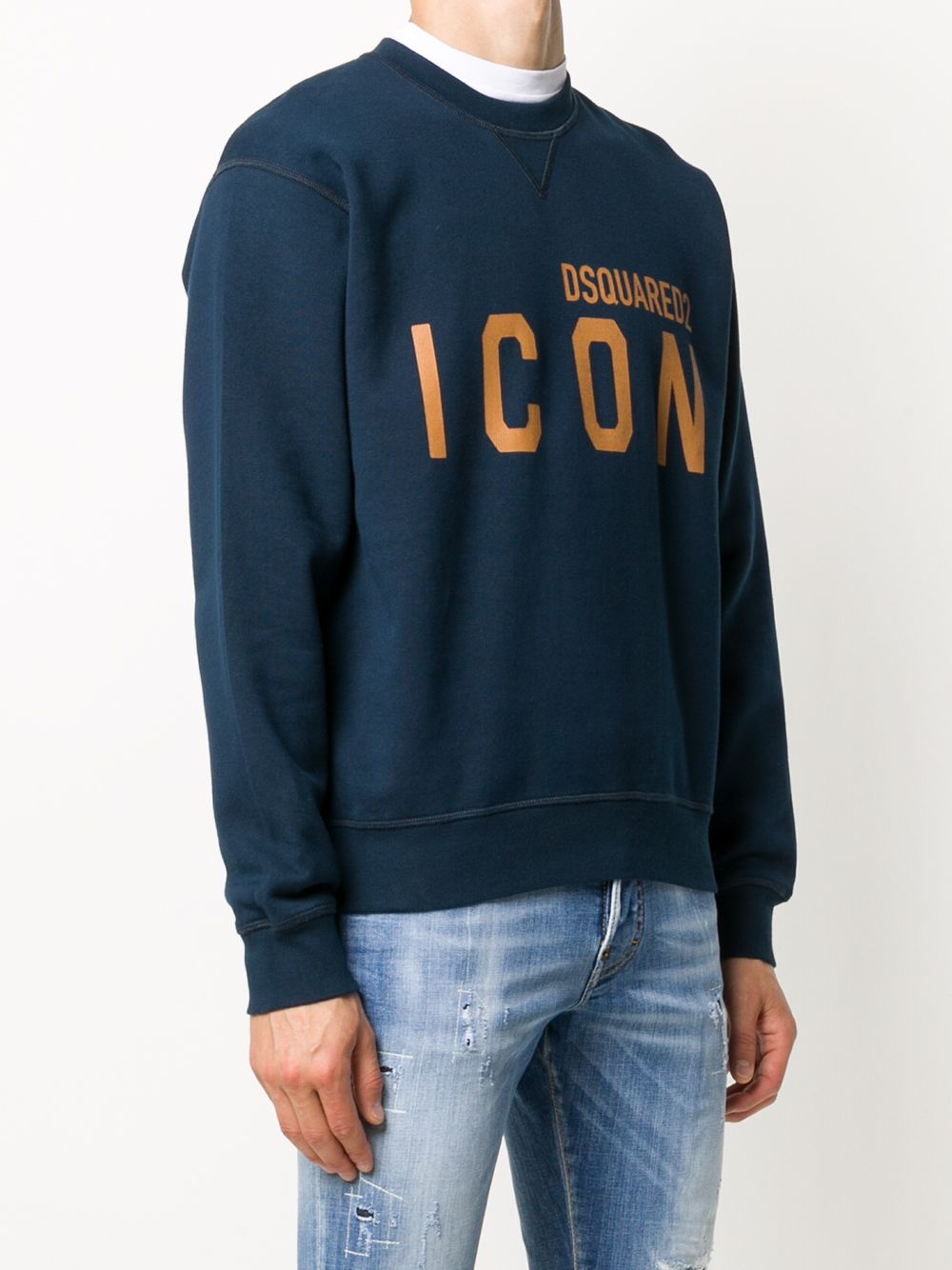 фото Dsquared2 толстовка с принтом icon