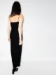 Magda Butrym gathered flower crêpe gown