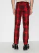 Comme Des Garçons Homme Plus tartan-checks skinny trousers