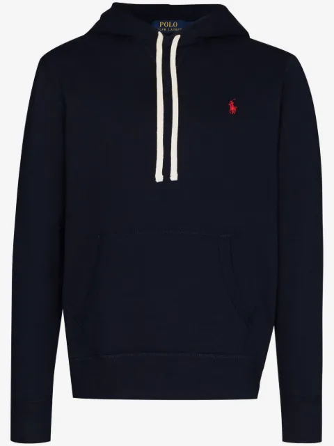 Polo Ralph Lauren Moletom de capuz com logo bordado