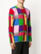 Comme Des Garçons Homme Plus colour-block crew-neck jumper