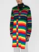 Image 2 of Comme Des Garçons Homme Plus rainbow-stripe long-line cardigan
