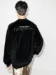 Haider Ackermann oversized embroidered velvet sweatshirt