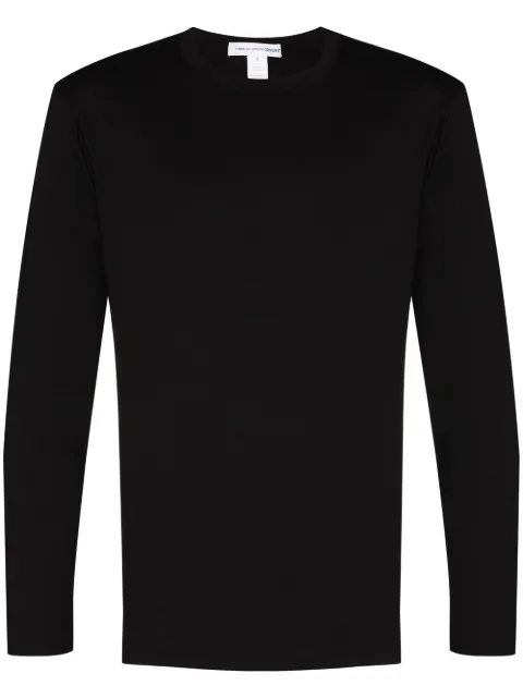 Nero Farfetch Donna Abbigliamento Top e t-shirt T-shirt T-shirt a maniche lunghe T-shirt Fashion Institute a maniche lunghe 