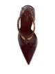Burberry chain detail patent leather pumps